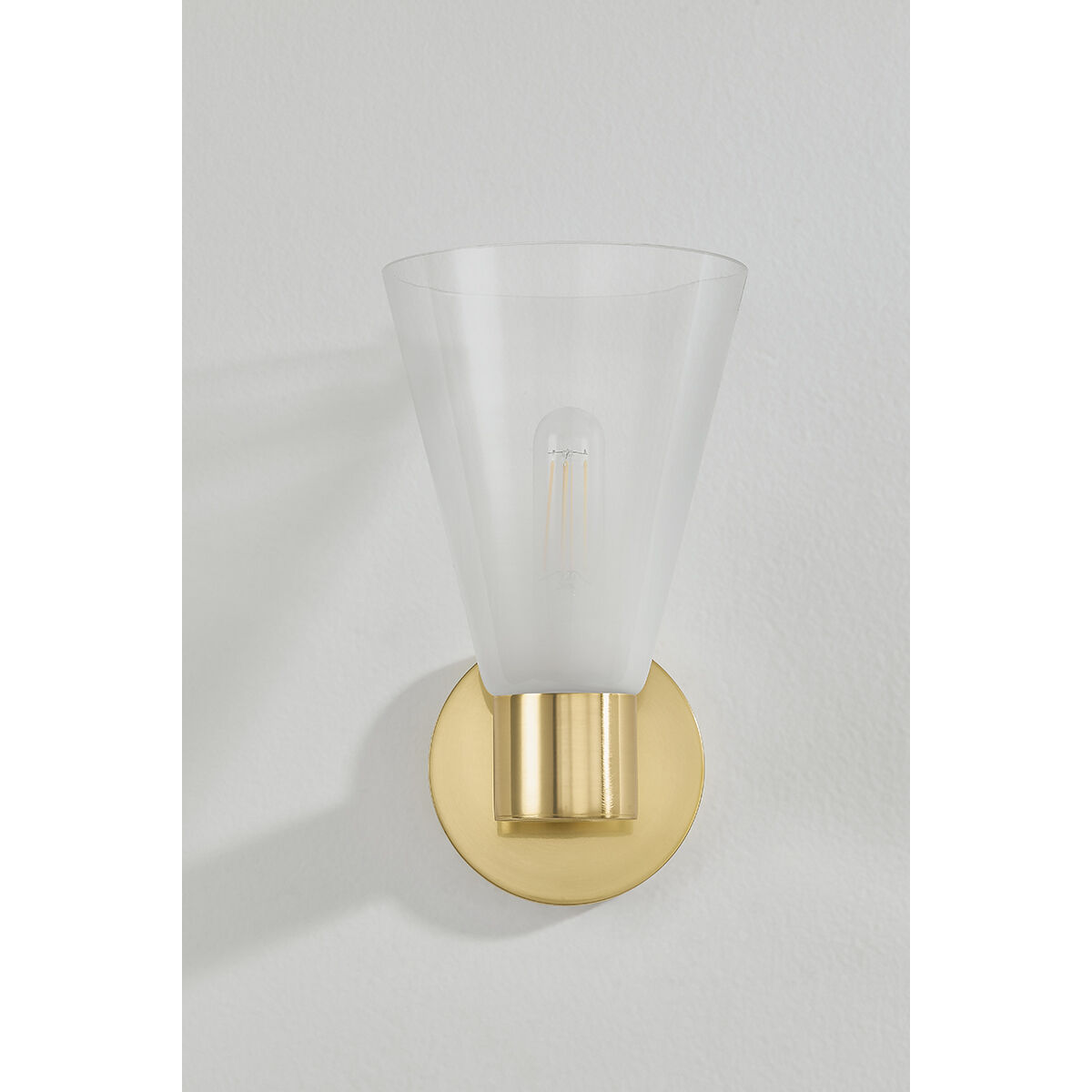 Alma 1 Light 6 inch Aged Brass Wall Sconce Wall Light